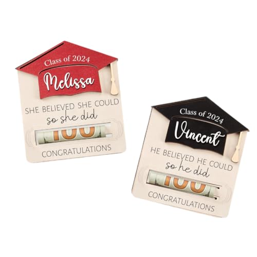 Graduation Money Holder 2024, Personalized Money Holder Graduation Gift, Customized Money Holder, Graduation Cards Bulk, Graduation Leis 2024 (MH17)