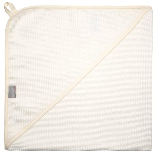 Cape de bain bébé Sevira Kids en coton nid d'abeille 75x75 cm de fabrication française raffinée