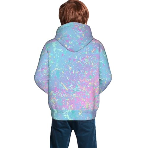 Fantasy Gradient Kid Hoodies Boys Sweatshirts Girls Pullover with Pocket4