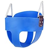ANCHEER Toddler Swing Seat High Back Full Bucket Swing Seat without Coated Chain