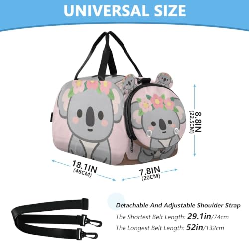 Bolsa de deporte pequeña con zapatero independiente para playa y piscina 3