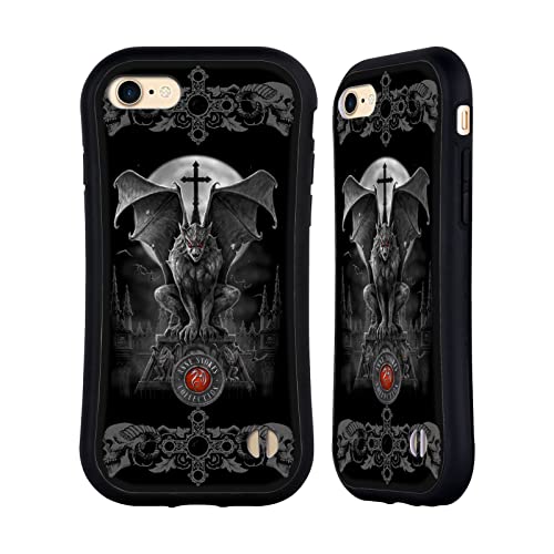 Head Case Designs Officially Licensed Anne Stokes Gargoyle Tribal Hybrid Case Compatible with Apple iPhone 7/8 / SE 2020 & 2022