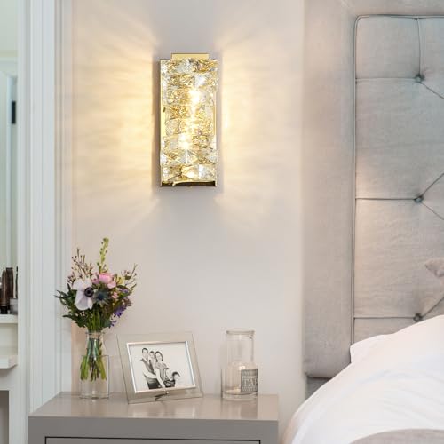 Sxtiger Modern Crystal Wall Light Sconce - Image 2