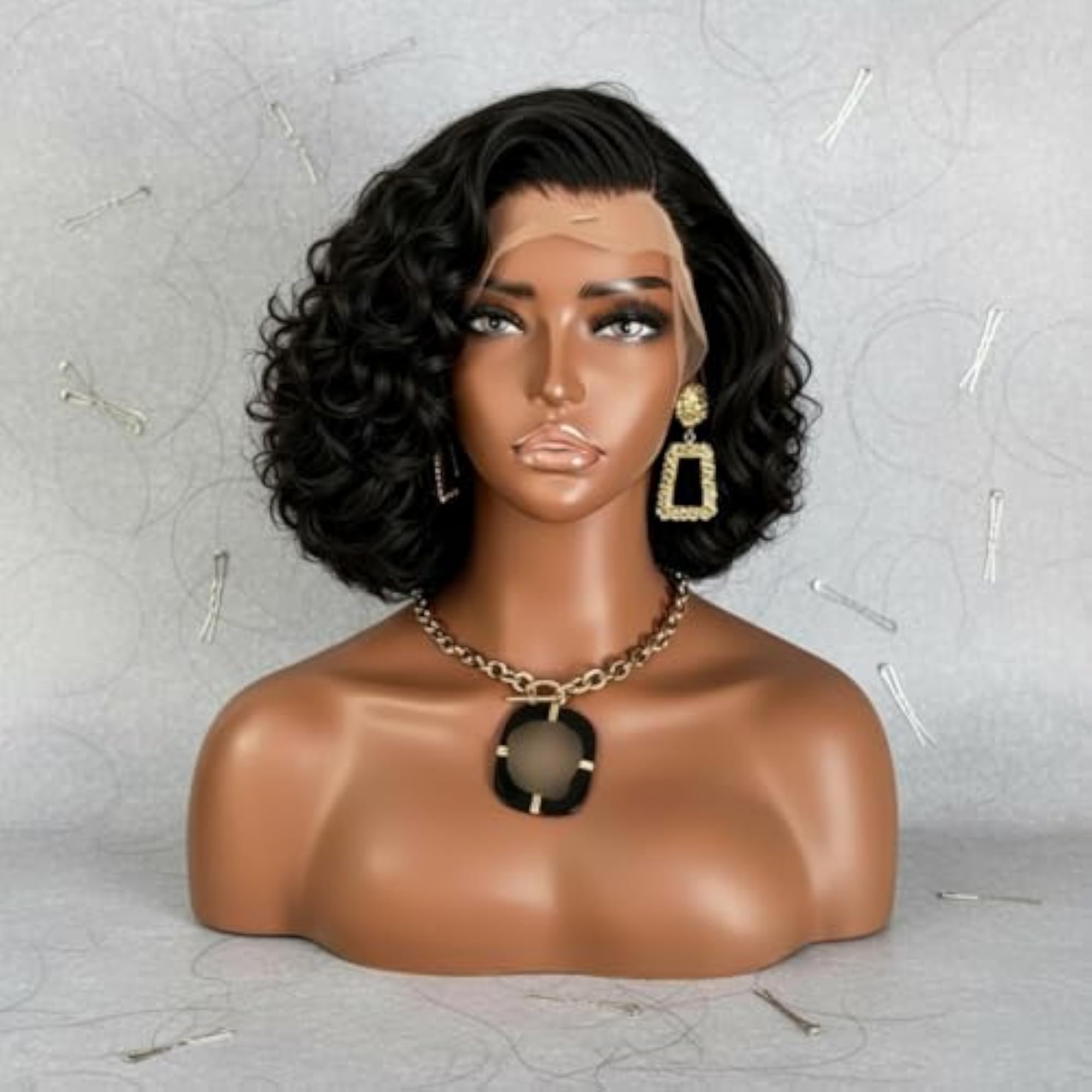 Pinable PVC Mannequin Bust for Cosmetology Students