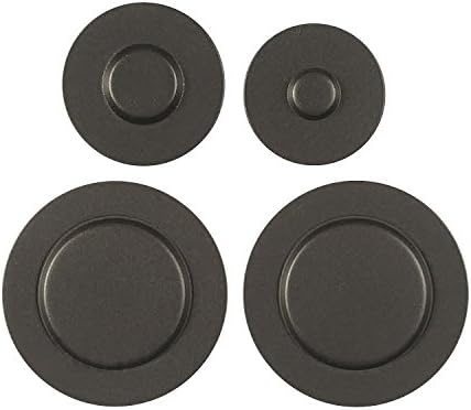 ForeverPRO WPW10183375 Cap Burner (Black) for Whirlpool Range W10183375 1871945 AH3489002 EA3489002