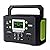 GENSROCK Portable Power Station, 110V/300W Pure Sine Wave Solar Generator, 222Wh Backup Lithium Battery With AC Outlet/QC 3.0/Type-C/LED Light for CPAP Family Emergency Outdoor Camping RV Travel.