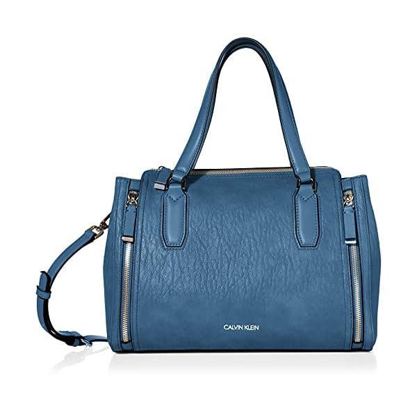 Calvin Klein Reyna Novelty Satchel, Aruba Blue