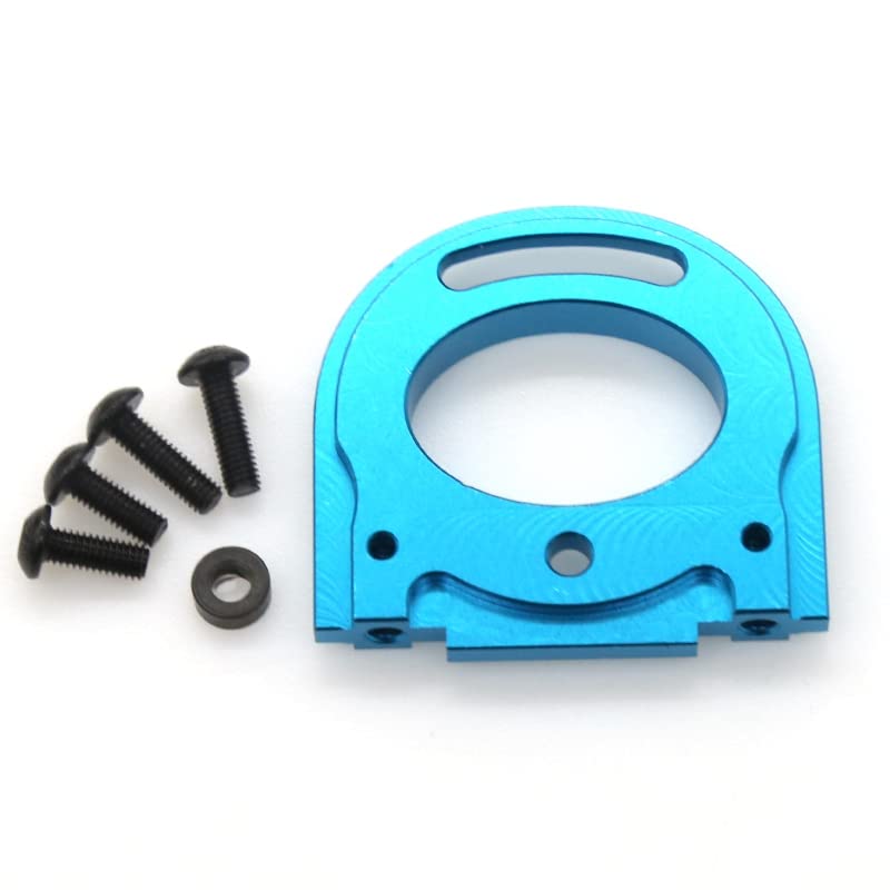 RC Motorhalterung Aus Aluminium – Upgrade Für Tamiya TT02 1/10 Modellauto – Blau, Ca. 38x37 Mm, Inkl. Schrauben & Dichtung
