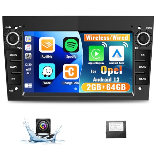 Autoradio Android 15 Per Opel Astra Corsa Vauxhall Meriva – 7 Pollici Touch IPS Con Carplay Wireless, GPS, WiFi E Telecamera Posteriore Inclusa