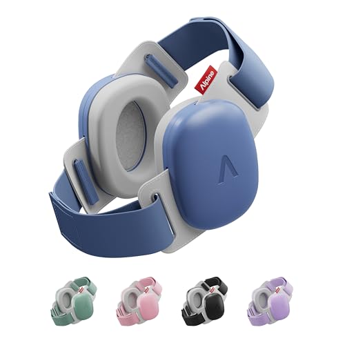 Image of Alpine Muffy Baby Comfort - Protects Hearing for Babies and Toddlers - CE & ANSI Certified - Headband for Safe fit & Comfort - Adjustable for Ages 3-48 Months - 24dB Sound Reduction, Denim
