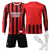 Amazon.co.jp: 24-25 ACミラン サッカー ユニフォーム ホーム