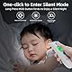 Berrcom Stirn-und Ohrthermometer Fieberthermometer Digitales Ohrthermometer Kontaktlos Infrarot Medizinisches Thermometer für Baby, Erwachsen mit Fieberalarm, Speicherfunktion, °F/℃ Schalter
