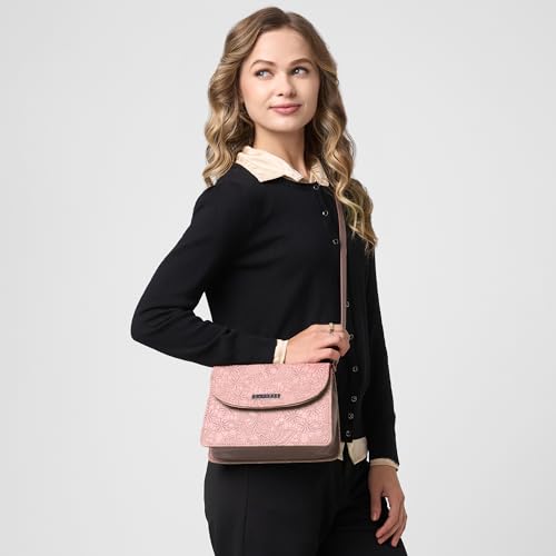 Image of Caprese Flowy Medium Sling Bag for Women with Adjustable Strap & Magnetic Button Closure for Comfortable Wear | Versatile Handbag for Everyday Use, Travel, and Special Occasions