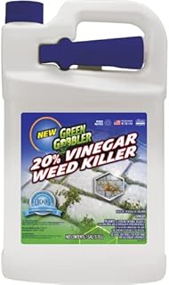 Green Gobbler 20% Vinegar Weed & Grass Killer | Natural & Organic | Concentrated | 1 Gallon Spray | Glyphosate Free Herbicide