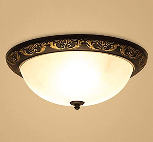 Plafonnier moderne LED extérieur étanche en fer blanc pour corridor