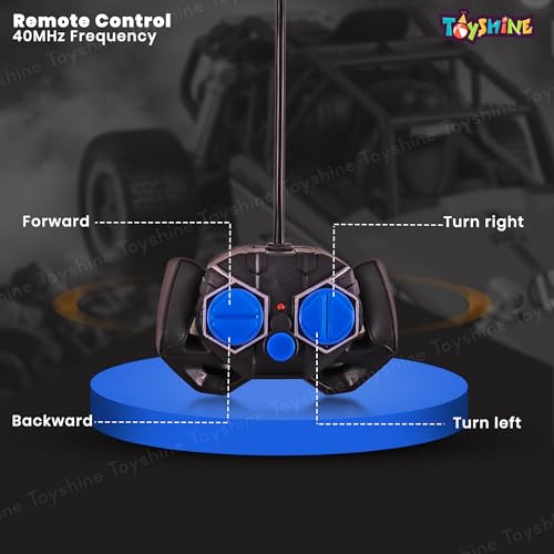Image of Toyshine1:20 Scale Mud Race Buggy Remote Control High-Speed Off Road Rock Fast Racing Vehicle Electric RC Car for Kids Adults - Blue