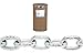 Campbell 0120622 System 3 Grade 30 Low Carbon Steel Proof Coil Chain in Drum, Zinc Plated, 3/8" Trade, 0.37" Diameter, 400
