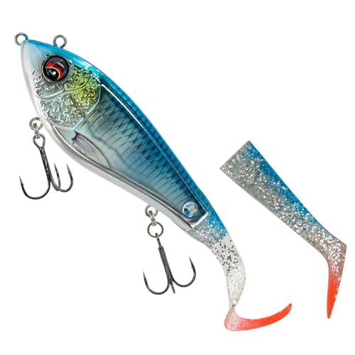 Savage Gear Deviator Tail SS - Jerkbait, Farbe:Blue Chrome, Länge/Gewicht:20cm / 87g