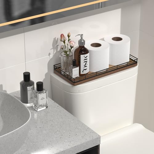 Acacia-Bathroom-Toilet-Tank-Tray-13-Wood-Toilet-Paper-Storage-Basket-Back-of-Toilet-Basket-Organizer-Vanity-Tray-for-Perfume-Makeup-Candle-Kitchen-Counter-Coffee-Table-Decor Acacia Bathroom Toilet Tank Tray 13 Wood Toilet Paper Storage Basket Back of Toilet Basket Organizer Vanity Tray for Perfume Makeup Candle Kitchen Counter Coffee Table Decor