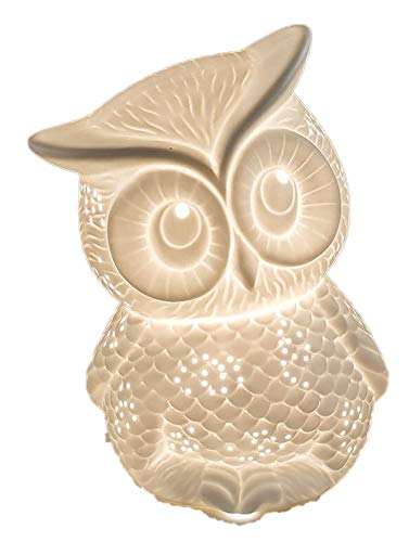 Formano Eule als Deko-Lampe Tischleuchte Nachttischlampe Nachttischleuchte...
