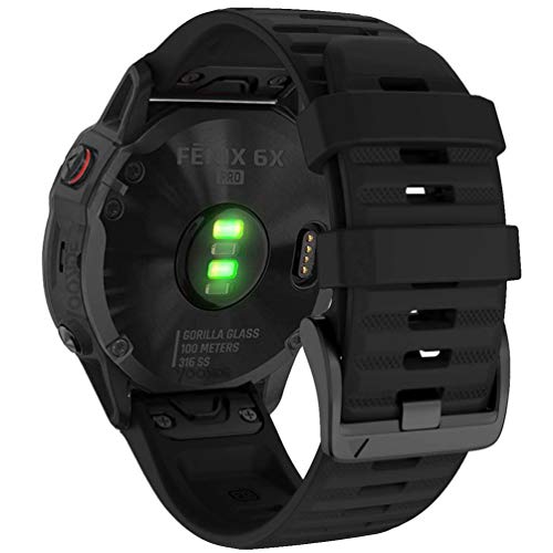 Quick-Fit Silicone Sport Band for Garmin Fenix