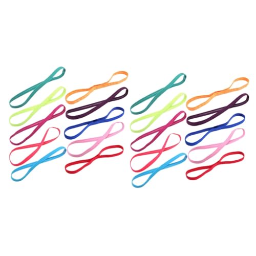 Bandeaux de sport élastiques Beavorty lot de 20 pièces multicolores