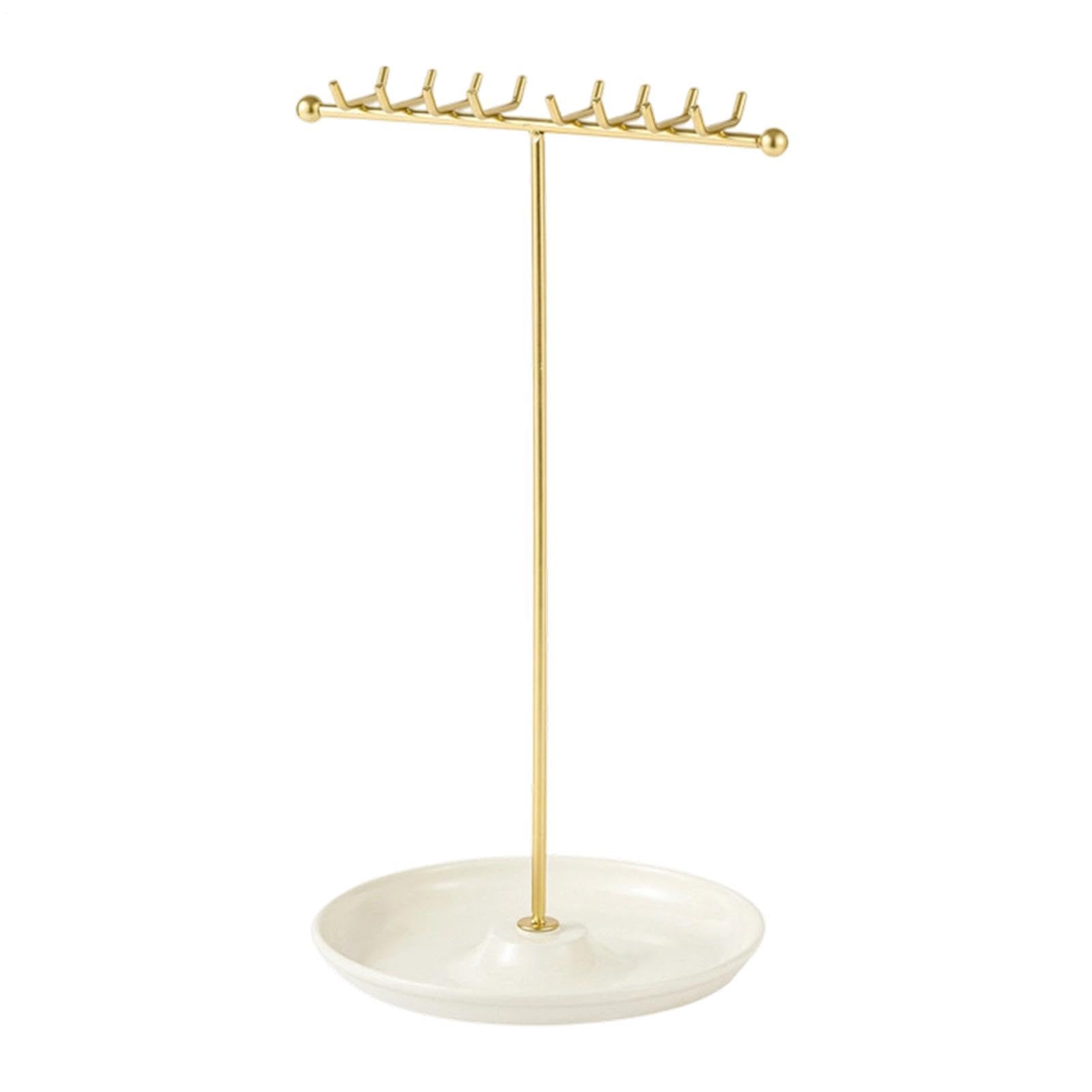 Soporte para joyas de tocador y organizador de bisutería para anillos