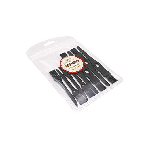 Gfdesign Electric Shaver Cleaning Brushes Razor Cleaner Set Nylon Bristles Pp Handle - Set Of 8 (Black) #TOP5
