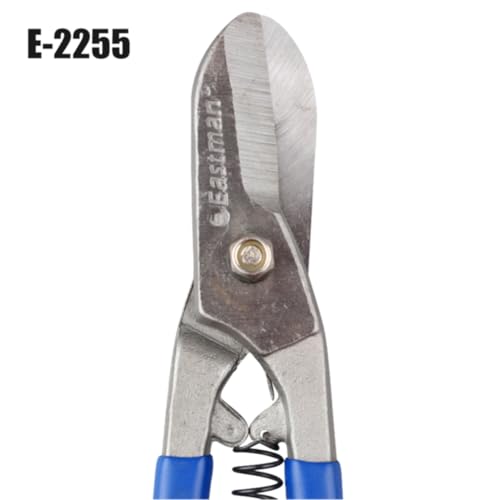 Image of Eastman Tin Cutter 10 /250 Mm, Fully Drop Forged Alloy Steel Full Polished Head Dipped Sleeve Handle with Cutting Capacity For Iron Sheet 0.6-1mm (E-2255)