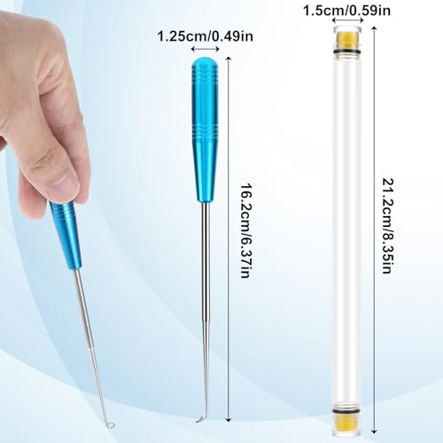 ZEYIYER 2PCS Fishing Hook Remover, Fishing Hook Quick Removal Device, Fish Unhooking Tool, Security Extractor Fishhook Fish Descending Removal Device for Fishing - Thumbnail 2