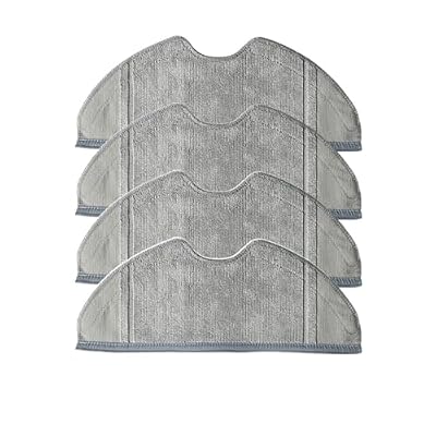 SVPDYSLXY Hepa Filter Main Brush Side Brushes Mop Rag Replacement Parts,Compatible for 360 S5 / S7/ S7 Pro Robot Robotic Vacuum Cleaner(4 Mop)