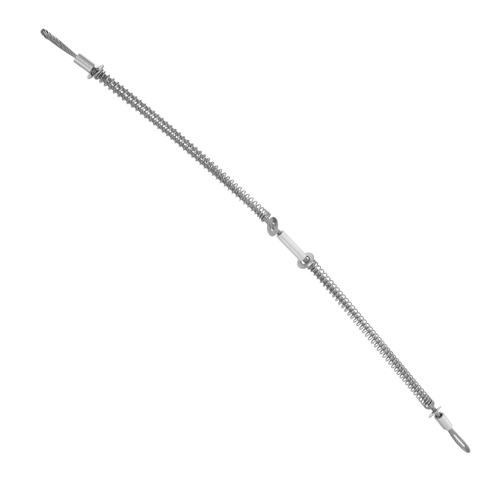 Cable de Seguridad para Manguera Hidráulica de Acero Inoxidable 3mm X 500mm Resorte Anti-latigazo para Sujeción Resistente en Presión Alta y Uso Industrial