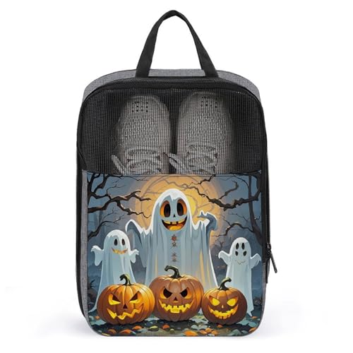 Bolsas de viaje portátil para calzado con un divertido diseño de fantasmas extraños