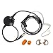 Comm Gear Supply Tactical Mic/Earpiece/PTT Kit - Quick Disconnect is Compatible with Harris, M/A-Com: All P5300 P5400 P5500 P7300 Series, XG-15/25/75 & More