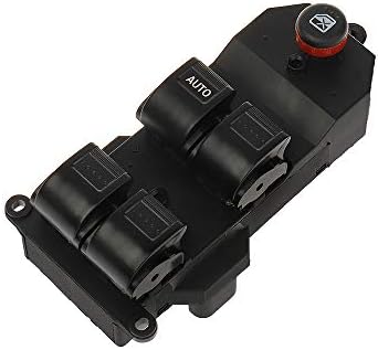 BRTEC Driver Side Master Power Window Switch 2001 2002 2003 2004 2005 for Honda Civic 4-Door Sedan; 2002 2003 2004 2005 2006 for Honda CR-V 4-Door Sedan Power Window Switch 35750-S5A-A02ZA