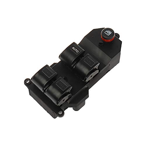 Brtec Driver Side Master Power Window Switch 2001 2002 2003 2004 2005 For Honda Civic 4-Door Sedan; 2002 2003 2004 2005 2006 For Honda Cr-V 4-Door Sedan Power Window Switch 35750-S5A-A02Za #TOP1