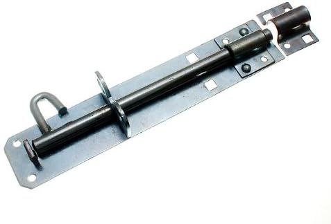 One Stop DIY 5 x PAD BOLTS SECURITY SLIDE LATCH GATE SHED DOOR LOCK 200MM RUST PROOF NEW