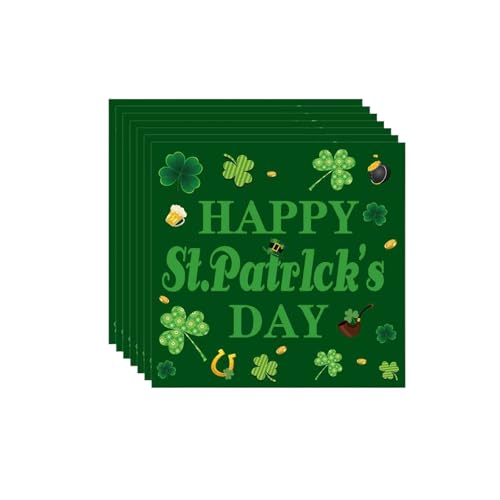 Happy St. Patrick's Day �y�[�p�[�i�v�L�� �O���[���V�������b�N ���b�L�[�N���[�o�[ �g���̂� �f�U�[�g �f�B�i�[�i�v�L�� �A�C�������h�p�[�e�B�[ �t �x�� �e�[�u���f�R���[�V���� 20��