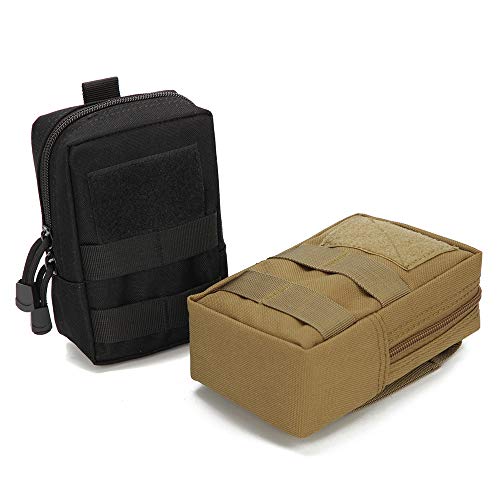Andoer Bolsa de esportes ao ar livre bolsa suspensa cintura molle cinto bolsa bolsa bolsa telefone b