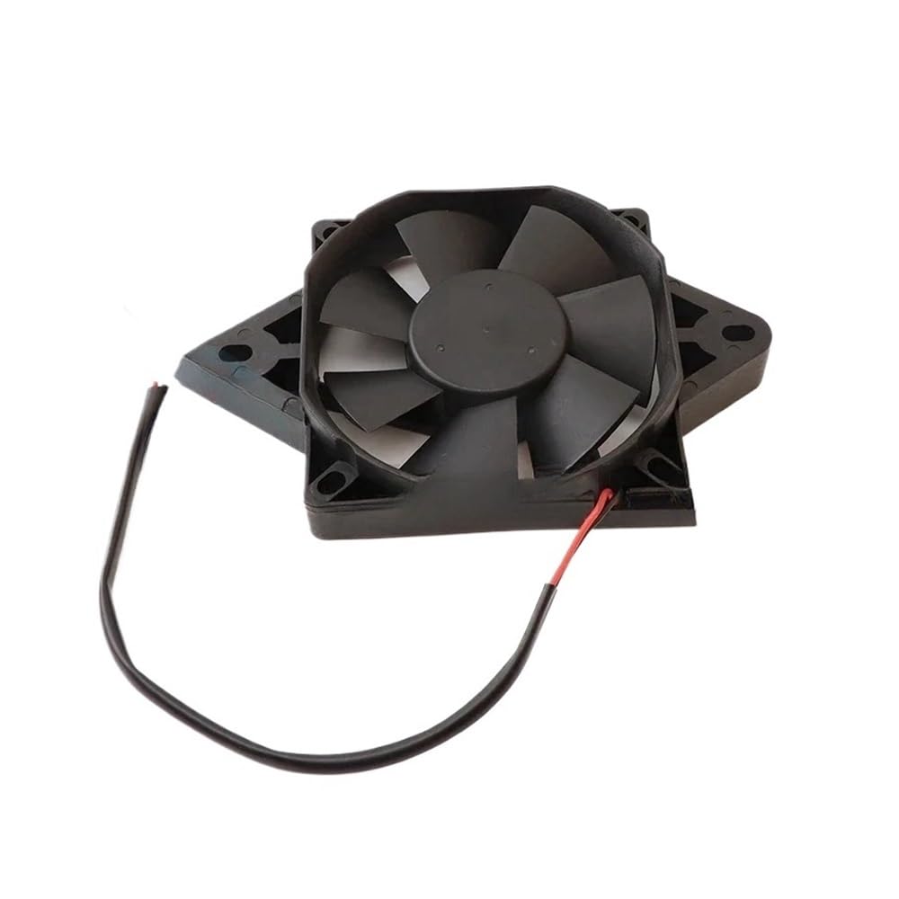 Radiateur Moto Ventilateur Radiateur Thermo Forme Carrée Réservoir d'eau Ventilateur De Refroidissement pour 150cc-250CC Quad Dirt Bike ATV Buggy Go Kart Pièces De Moto