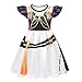 LOKLNEYK Kids Pop Singer Dress Halloween Singers Role Play Outfit Clothing Dance and Sing Stage Performace Clothes Fashion Short Sleeve Casual Dresses Birthday Gift