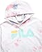 Fila Girls Hoodies - Cozy Soft Cotton Blend Tie Dye Pullover Graphic Hoodies for Girls - Casual Fashion Kids Sweatshirts, Size 7-8, Tie Dye