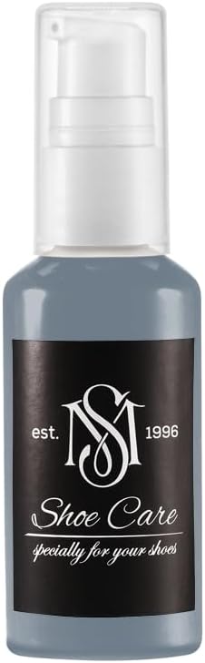 Nutritive Leather Spray - NCS S 5010-R90B Charcoal Periwinkle - Deep Conditioning & Shoe Color Restoration for Smooth Leather by MAVI STEP - 1.70 fl oz / 50 ml