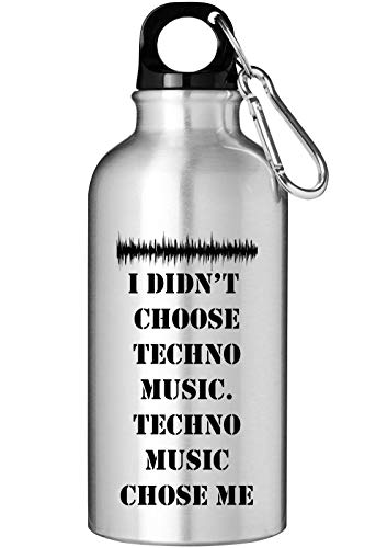 400ml/13,5oz Techno Music Chose Me Slogan Boccetta di Bottiglia d\'Acqua turistica