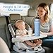 22oz Portable Breast Milk Cooler for Travel,24H Ice-Free Cooling Breastmilk Storage Bottles Container with 2pcs Baby Bottles for Breastmilk Storage,Baby Breastfeeding Essential Gift for New Moms, Blue