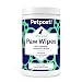 Petpost | Paw Wipes for Dogs - Nourishing, Revitalizing Dog Paw Cleaner with Coconut Oil, Jojoba Oil, and Aloe - 70 Ultra Soft Cotton Pads (Cherry Blossom)