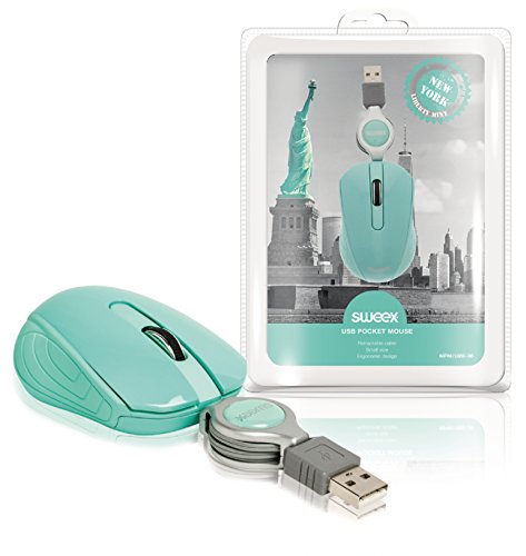 Sweex Mouse USB Compatto, Modello New York, Verde
