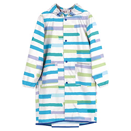 Wpc. KIDS レインコート【L】 カラフルボーダー L 子供用 レインウェア 収納袋付き WKRL-291-206