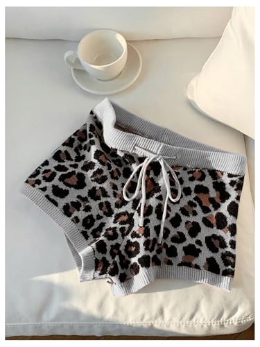Image of MakeMeChic Women's Mini Micro Shorts Y2k Booty Shorts Sleep Pajama Bottoms