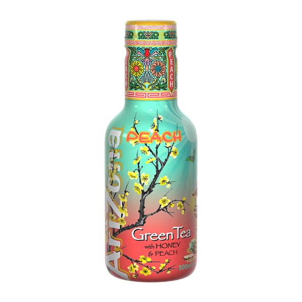 Arizona - Green Tea with Honey & Peach - 6x 500ml